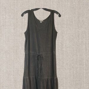 Falls Creek gray color washed prairie dress M